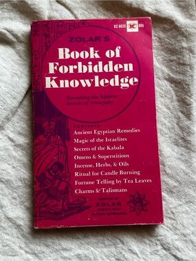 Zolar's Encyclopedia of Ancient and Forbidden Knowledge Vintage Paperback